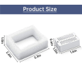 NAMUNY 20Pcs Cat Water Fountain Replacement Filters, for Ceramic Pet Drinking Fountain Stainless Steel Pet Water Fountain. 