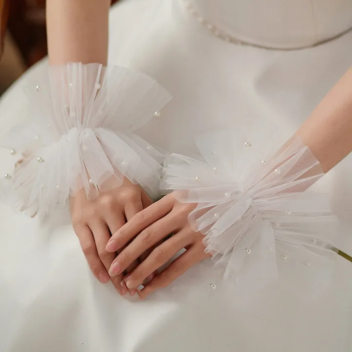 White%20Pearl%20Mesh%20Nail%20Decoration%20False%20Sleeves%20photo%20manicure%20object%20Photography%20Modeling%20Props%20Nail%20display%20studio%20kits%20-%20Image%202