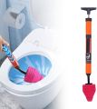 Toilet Plunger,High Pressure Air Drain Blaster Kit, Stainless Steel Plungers for Bathroom/Floor Drain/Shower/Sink/Bathtub/Clogged. 