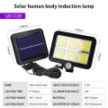 Security Wall Lamp Flood Lamp Garden PIR Motion Solar Powered Wall Light Sensor Motion Light 100/120 LED. 
