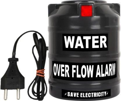 Water Tank Overflow Alarm Siren with Voice Sound,Wired Sensor Security System Water Alarm Overflow Bell Pack of 1