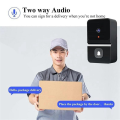 Smart Video Door Bells Wireless WiFi Video Doorbell with Camera Smart Security Doorbell PIR Motion Detection. 