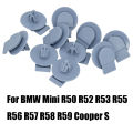 NEW 【Innovative design】Fastener Clips Wheel Arch Trim Clips Fasteners Car Plastic Rivets For Bmw Mini R50 R52 R53 R55 R56 R57 One Cooper S D Roadster. 