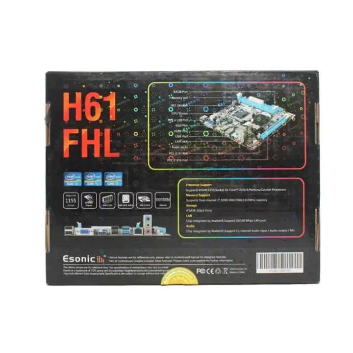 ESONIC%20H61%20Motherboard%20with%20Chipset%20Intel%20Socket%20LGA1155%20for%202nd/3rd%20Gen%20Core%20i7/%20i5/i3/Pentium/Celeron%20Processors%20-%20Image%205