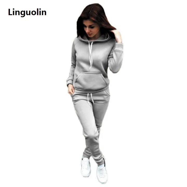 Linguolin%20Casual%20Tracksuit%20Women's%20Clothing%20Two-piece%20Tracksuit%20Plus%20Size%20Sets%20Warm%20suit%20for%20women%20Workout%20Set%20Top%20Pants%20-%20Image%208