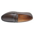 Plain Coffee Color Loafer Shoes For Boys. 