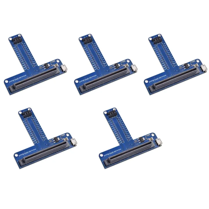 5X T-Type Expansion Adapter for Microbit Breadboard Python Graphical ...