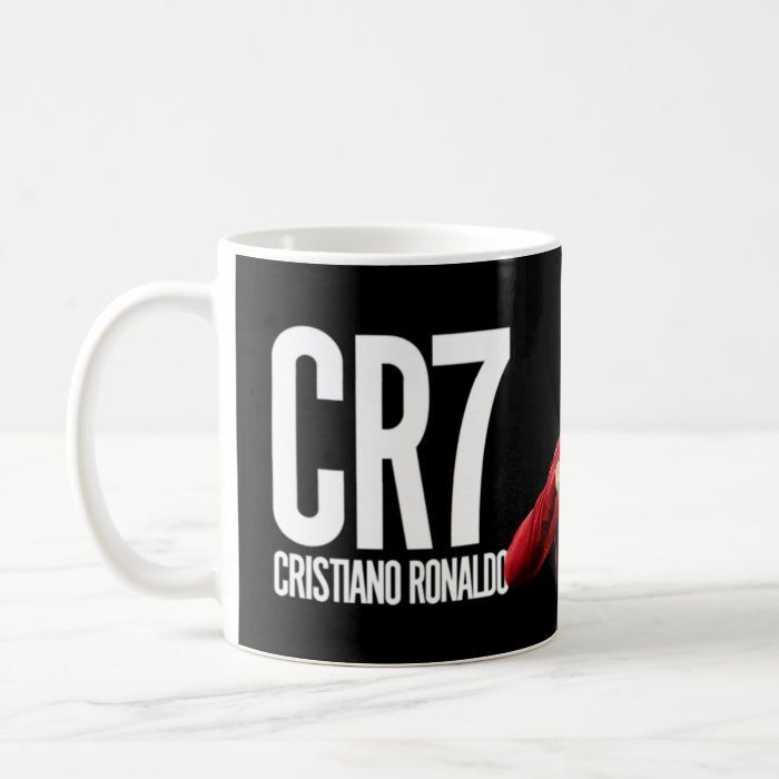Cristiano Ronaldo Photo and Sign Printed Cup - CR7 Mug