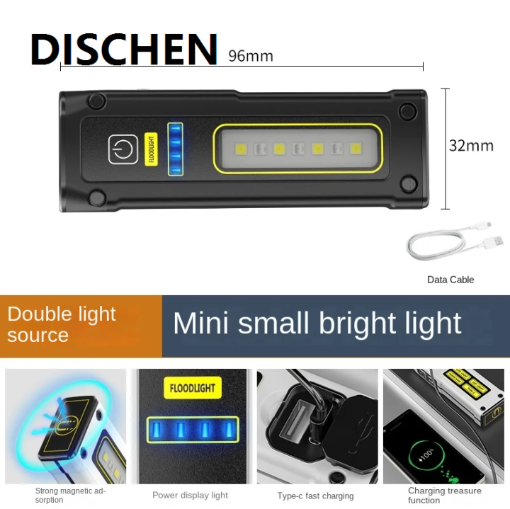 DISCHEN%20Luxury%20Mini%20LED%20Power%20Bank%20Flashlight%20Outdoor%20Emergency%20Service%20Lamp%20Portable%20Rechargeable%20Torch%20Fishing%20Hiking%20Camping%20Light%20-%20Image%207
