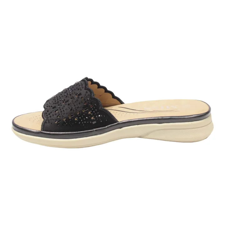 Black%20Miss%20Netted%20Design%20Slippers%20For%20Women%20-%20Image%204