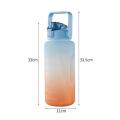Bottle fitness, cup kettle, water bottle 2 girls and bottle drinking water plastic, boy liters, excitation straw, 1 pc.. 