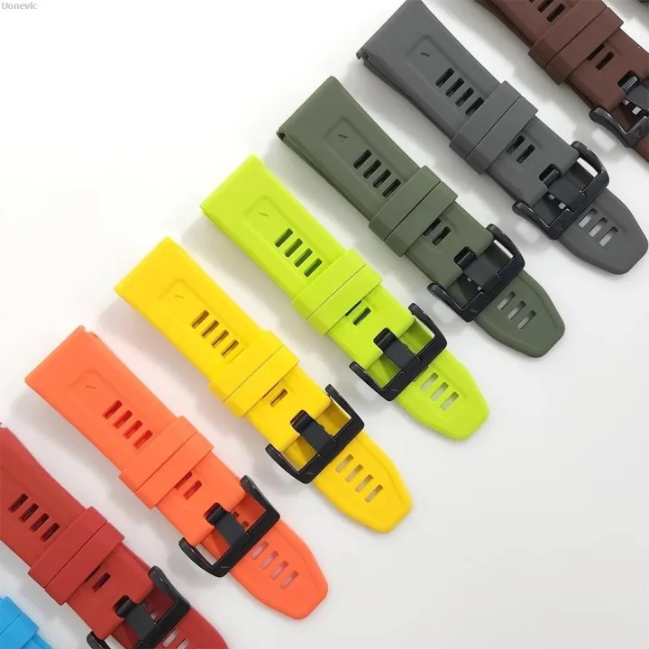 Uonevic%20Chain%20wristband%20ckFit%20hand%203%20Qui%20Fenixro%203%20watch%20n%20Endu%20silicone%20strap%20suitable%20Original%20for%2026mm%20thickness,%202%20sports%2022%20for%20Garmi%208%20E%207X%207%206X/Quatix%207X%206.%20-%20Image%204