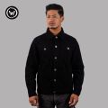 Wraon Black Solid Premium Denim Jacket For Men - Fashion | Jackets For Men | Men's Wear | Denim Jackets |. 