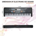 Electronic Piano Keyboard 61 Keys - Multi-function Portable Piano Keyboard With Charging Function For Electronic Organ Beginner. 