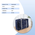 Multifunction Large Capacity Casual Folding Waterproof Luggage Storage Bags Suitcase Handbag Organizer Tote Bag Navy. 