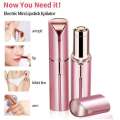 Mini Eye Brow Epilator Electric Eyebrow Trimmer Facial Lipstick Shape Hair Removal Portable Women Painless Razor Shaver Tool. 