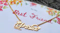 Custom Designed Pure Panchadhatu Name Necklace. 