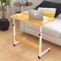 Study Mobile Laptop Desk Adjustable Height Computer Wood Table Stand. 