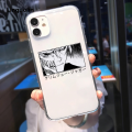Linguolin Anime Bleach Kurosaki Ichigo Phone Case for IPhone 15 11 X XR XS 7 8 14 Plus SE2 12 13 Pro MAX Kisuke Urahara Transparent Coque. 