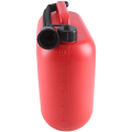 10L 2.64Gal Car Fuel Tank Can Spare Plastic Petrol Gas Container Anti-Static Fuel Carrier with Pipe for Car Travel Easy to Use. 