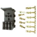 For Car Rv Yacht Relay & 3 Fuse Base Kit - 4, 5 Pin & Flasher Relays Ato Fuses Holder Socket Box. 