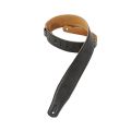 Levy's Leathers M26GF-XL-BLK Garment Leather w/Suede Back Guitar Strap - XL Black. 