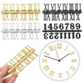 DIY Repair Tools Replacement Gadget Clock Numerals Accessories Arabic Number Quartz Clock Parts Roman Numerals. 