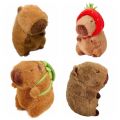 Capibara Anime Fluffty Toy Capybara Rodent Capybara Plush Pendant Cloth Doll Simulation Capybara Plush Toy Soft Cute Capybara Plushie Doll Girls Toy. 