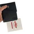 Ever Nepal Black Color PU Leather Button Wallet For Men. 