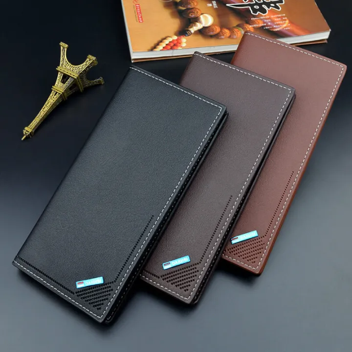 New%20Keluarga%20Korean%20New%20Fashion%20Design%20Men%20Leather%20Long%20Wallet,%20Extra%20Capacity%20Leather%20Bifold%20Wallet%20For%20Mens%20Slim%20Front%20Pocket%20With%20Cash%20Spot%20-%20Image%202