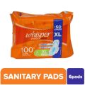 Whisper - Sanitary Pads (Pack of 10). 