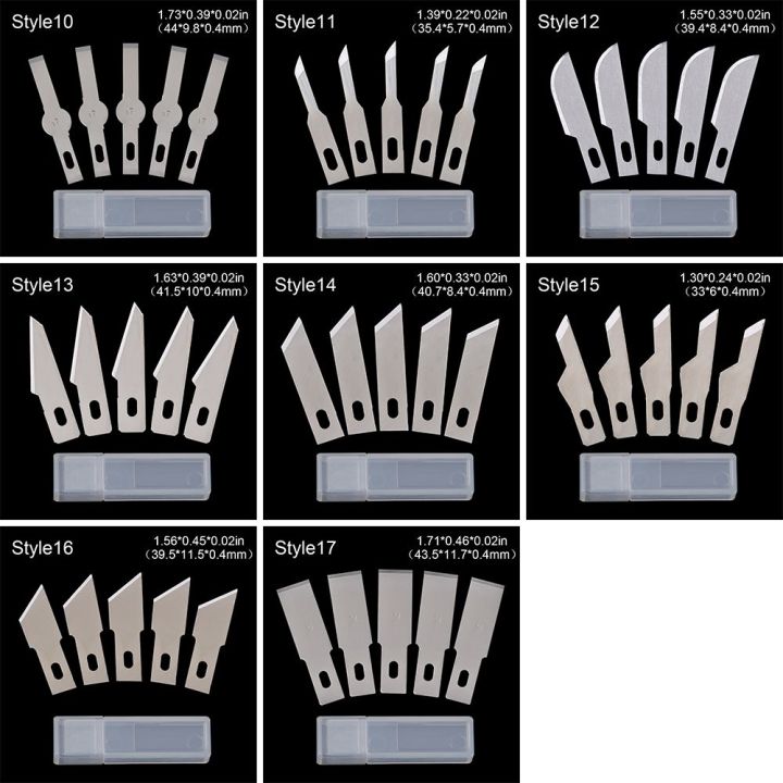 5pcs/set%20Metal%20Non-Slip%20Hand%20Tools%20Scalpel%20Knife%20Parts%20PCB%20Repair%2010pcs%20Blades%20Cutter%20Craft%20Knives%20-%20Image%203