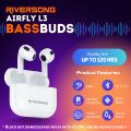 Riversong Airfly L3 HD Stereo Wireless Earbuds with Environmental Noise-Cancellation-ENC | 30Hrs Playtime. 