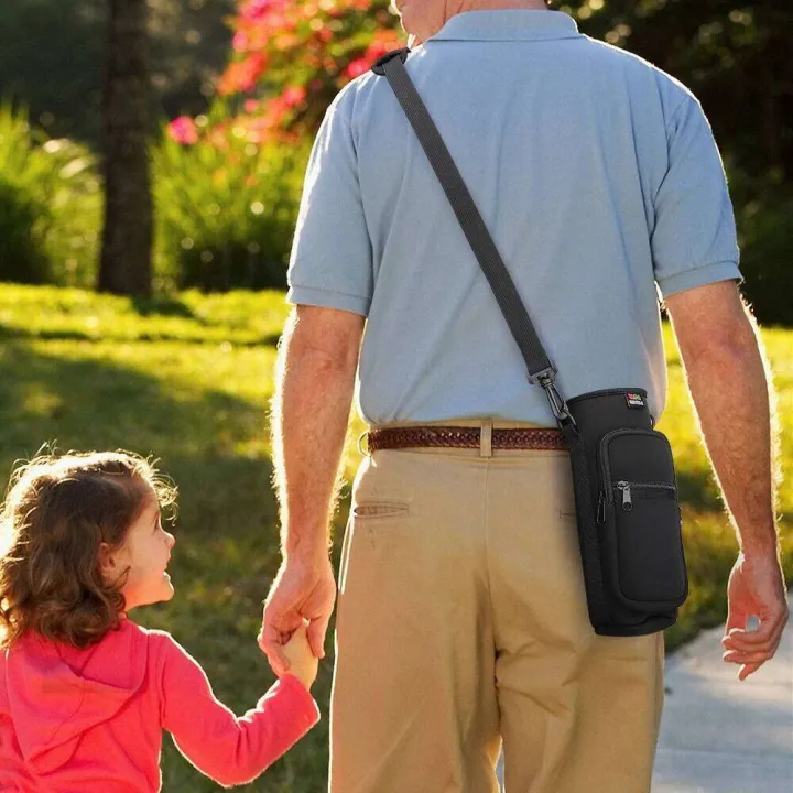 Nuovoware%2025oz/32oz%20Carrier%20Bag%20Adjustable%20Shoulder%20Hand%20Strap%202%20Pocket%20Sling%20Water%20Bottle%20Accessories%20for%20Hiking%20-%20Image%203