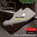 New 6D Anti Scratch 9H Back Tempered Glass Guard Screen Protector for Apple iPhone Xs Max (Black). 