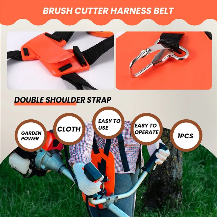 SptrryDouble%20Shoulder%20Strap%20Grass%20Trimmer%20Brush%20Cutter%20Harness%20Belt%20Pruner%20Yellow%20-%20Image%202