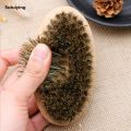 Sutuiying Professional Soft Boar Bristle Beard Brush Scissors Shaving Brush Profesional Comb Men Mustache Comb Kit With Gift Bag Beard Comb Set. 
