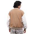 Brown Color Premium Cotton Bomber Jacket For Men. 
