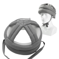 JAERBEE Elderly Protective Helmet, Safety Helmet Adjustable Breathable Seniors Fall Prevention Heads Protection Cap Gray. 