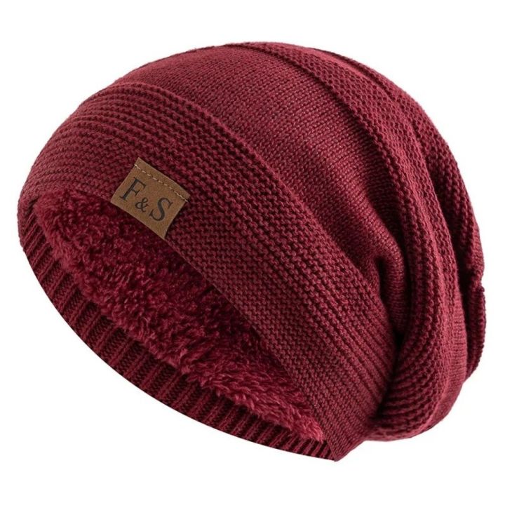 Casual%20Fur%20Lined%20Winter%20Beanie%20Cap%20Soft%20Windproof%20Slouchy%20Hat%20Thick%20Warm%20Cuffed%20Design%20Knitted%20Hats%20-%20Image%206