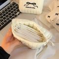 Fashion Bow Period Bag Large Capacity Portable Sanitary Napkin Storage Bag Multifunctional Menstrual Pad Bag Women. 