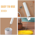 OUMERY Electric Milk Frother Hand Mixer Stainless Steel Electric Egg Whisk Handheld Mixer for Coffee Protein Cooking Baking. 