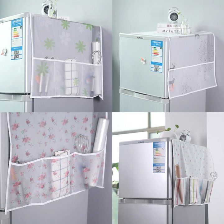 Fridge Cover With Pocket (Print Random)
