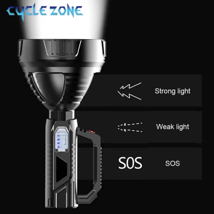 2025%20New%20Portable%20Searchlight%20Rechargeable%20Flashlight%20Handheld%20Lighting%20Night%20Work%20Emergency%20Light%20Outdoor%20Fishing%20Lantern%20Camping%20Lamp%20-%20Image%202