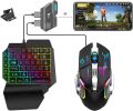 Mobile Game Combo Pack 4 In One Android With Keyboard And Mouse For Pubg Mobile Game. 
