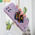 UCUC for Realme C21Y C25Y Back Cover Rubik's cube Soft Thin Liquid Silicone Phone Case. 