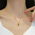 Adjustable Projection Necklace Romantic Lightweight 100 Languages Letter Necklace I Love You Pendant for Gift for Girlfriend. 