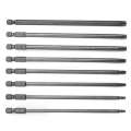 1Pc Torx Screwdriver Magnetic Security Tips T8/T10/T15/T20/T25/T27/T30/T40 150mm Professional Hand Tools Drill Bit Set. 