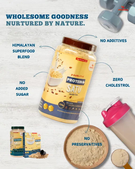 Poshilo%20Protein+%20Satu%20%7C%20%20100%25%20Natural%20Himalayan%20Superfood%20%7C%2020%25%20Plant%20Protein%20with%20Flax,%20Almonds%20&%20Pumpkin%20Seeds%20%7C%20Fitness-Focused%20Instant%20Nutrition%20for%20Strength,%20Recovery%20&%20Daily%20Fuel%20%7C%201800g%20-%20Image%202