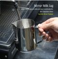 Coffee Milk Frothing Jug Latte Art Milk Frother Pitcher Stainless Steel Measurement Jug Espresso Barista Tool Coffee Accessories. 